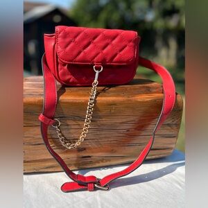 LA Express red fanny pack